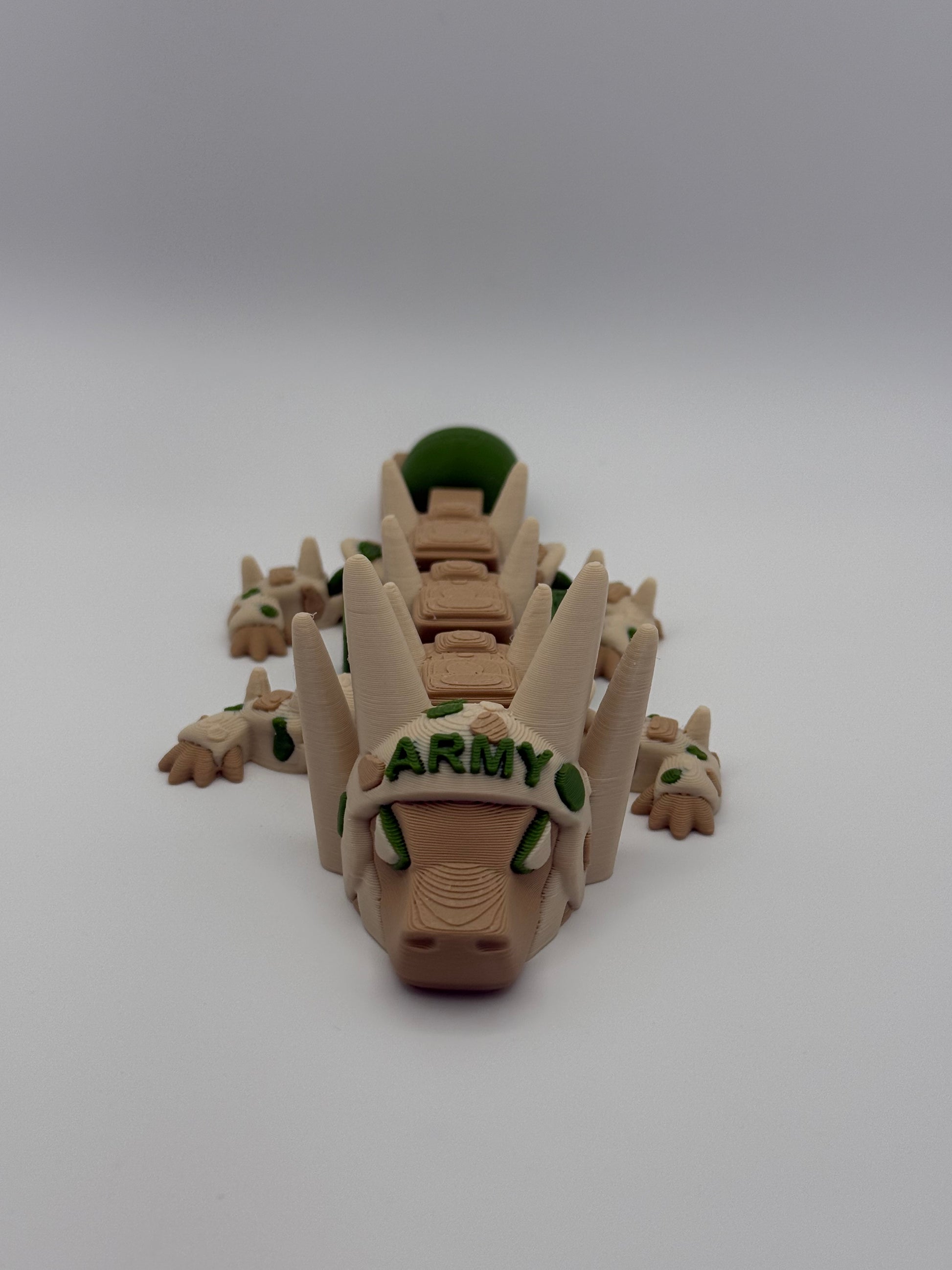 Army Dragon – 3D Printed with Ammo Can & Rucksack Body