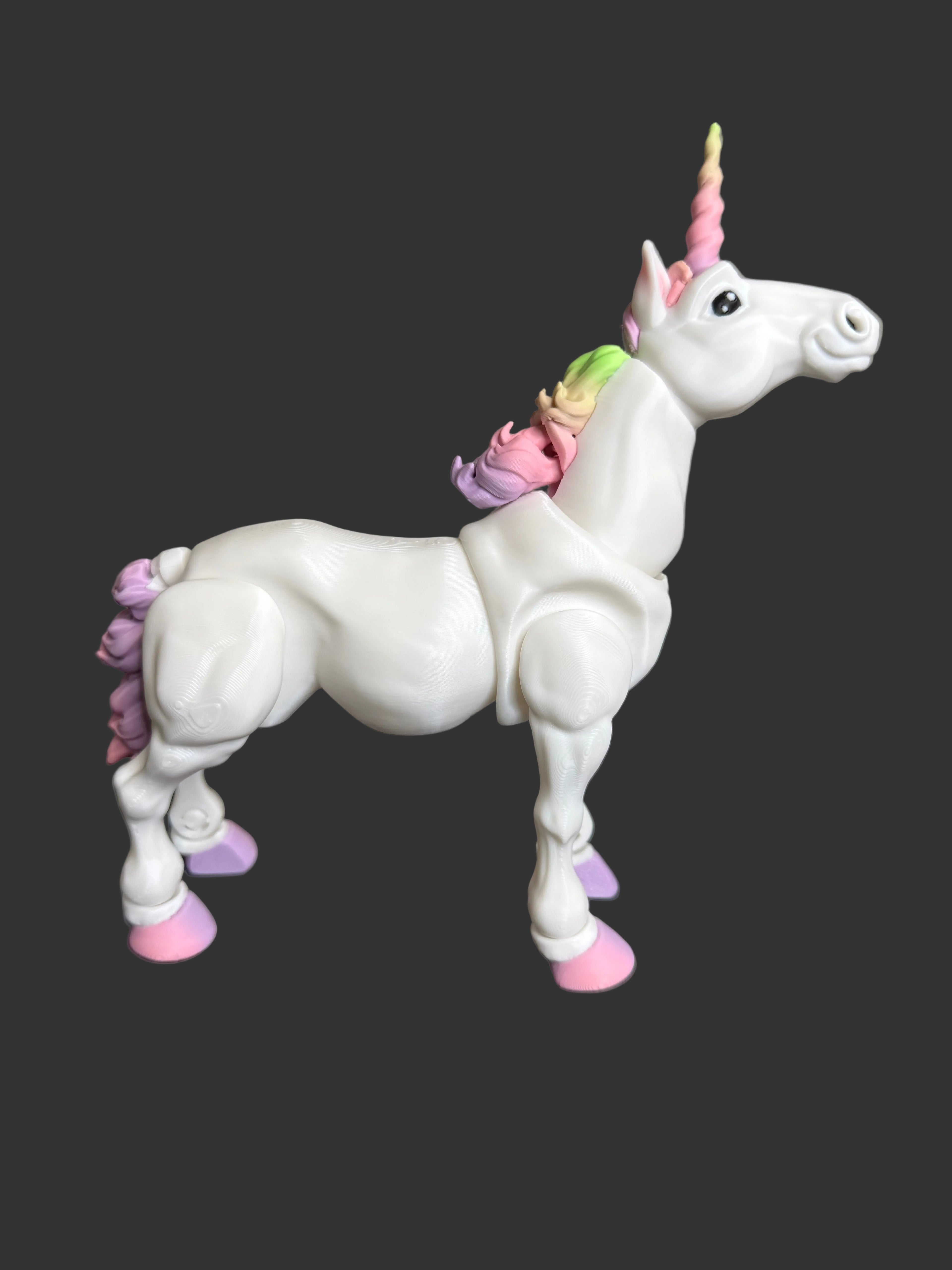 Flexi Unicorn – Articulated 3D Printed Unicorn Figurine