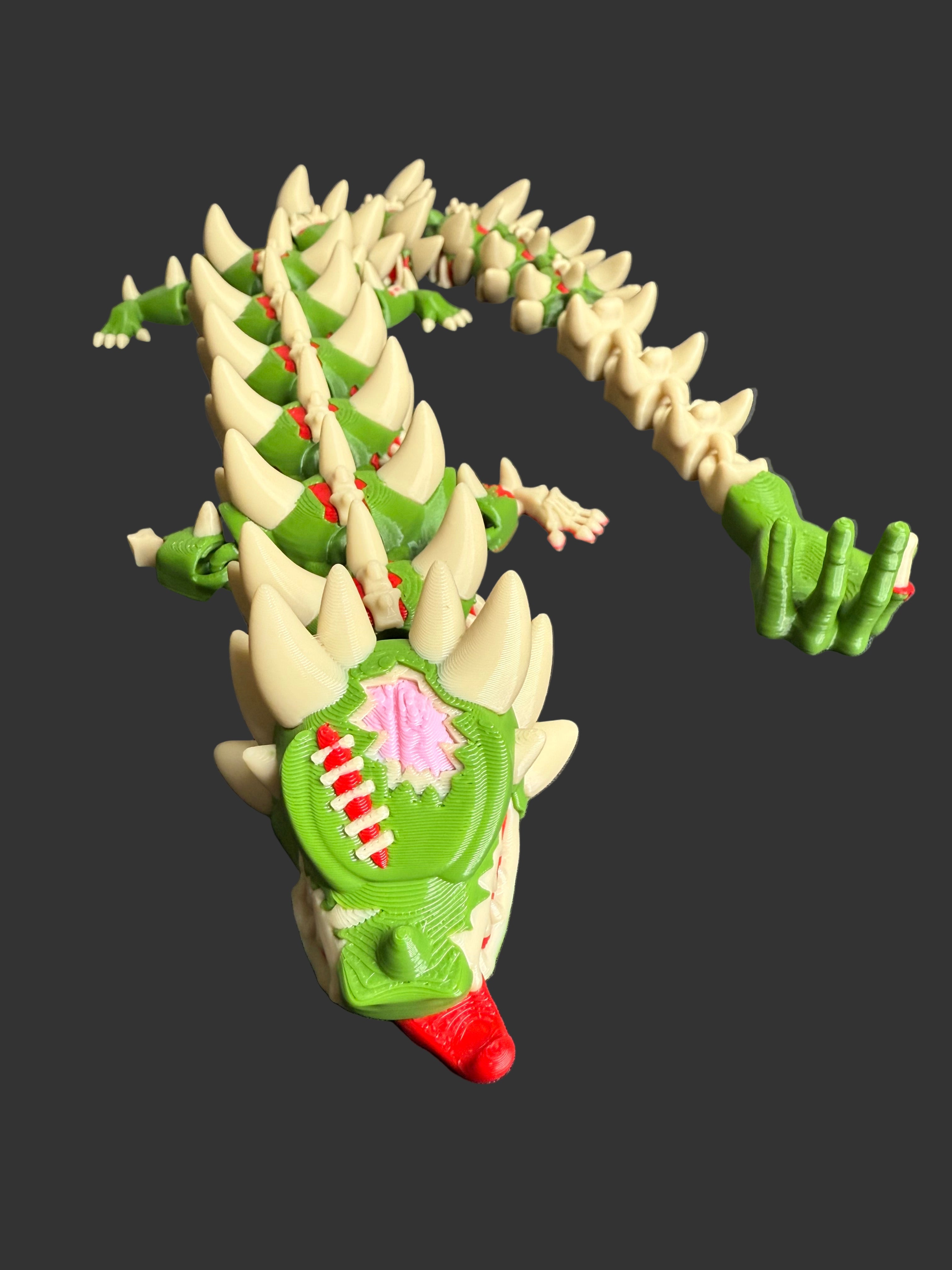 Zombie Dragon – 18" Long Undead Dragon