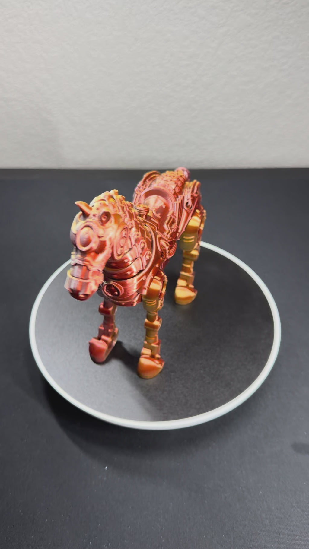 Cyber Horse Figurine – Futuristic Mechanical Stallion (2 Variants)