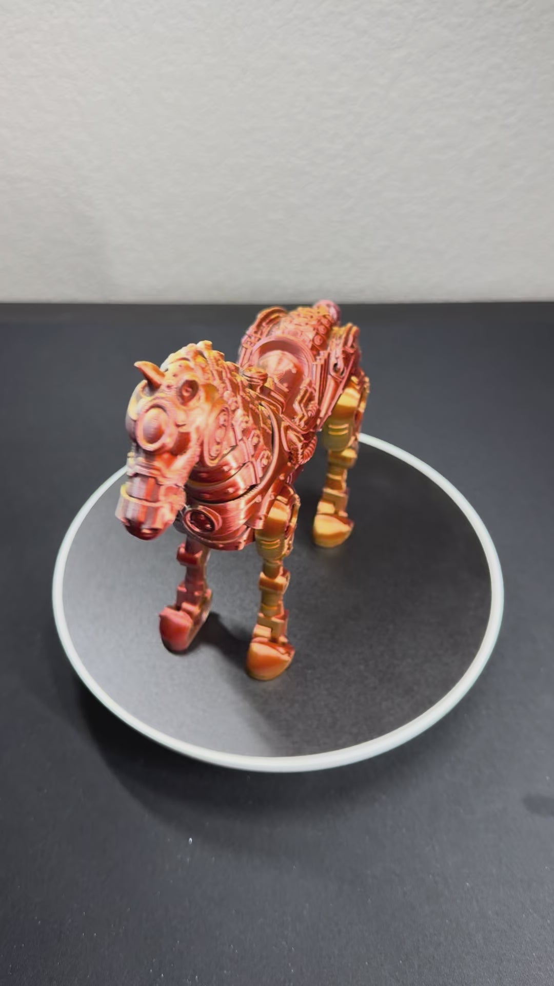 Cyber Horse Figurine – Futuristic Mechanical Stallion (2 Variants)